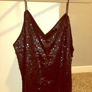 Black sparkly top